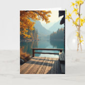 Carte du lac Sweet Autumn (Fleur jaune)