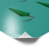 Carte du lac Tahoe poster de voyage (Coin)