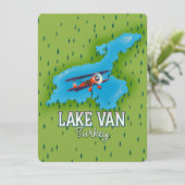 Carte du lac Van Turquie (Debout devant)