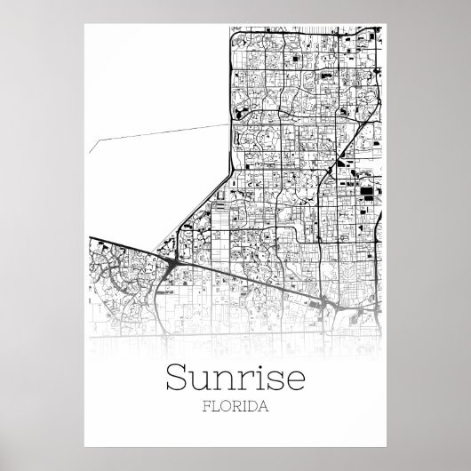 Carte du lever du soleil - Floride - Poster de la  (Devant)
