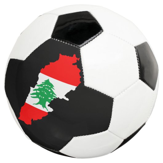 Carte du Liban avec drapeau (3/4)