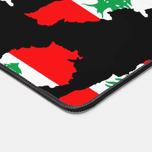 Carte du Liban avec drapeau (Coin)