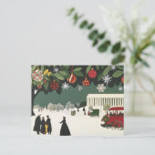 Carte du Lincoln Memorial dans le style Art déco d (Debout devant)