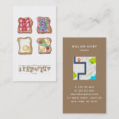 Carte du logo du restaurant Watercolor (Devant / Derrière)