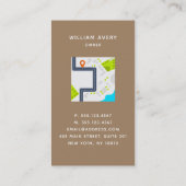 Carte du logo du restaurant Watercolor (Dos)