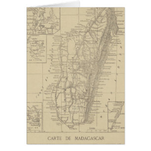 Carte du Madagascar