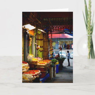 Carte du marché aux fleurs extérieures