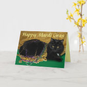 Carte du mardi gras de l'étoile (Fleur jaune)