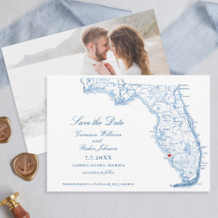 Carte du mariage au Sundial Beach Resort Sanibel I