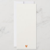 Carte du Mariage du paysage d'automne de Mountain  (Dos)