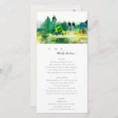 Carte du Mariage du paysage de la rivière Country (Devant / Derrière)