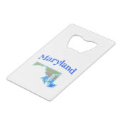Carte du Maryland (Dos Angle)