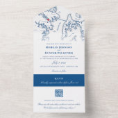 Carte du Maryland d'Annapolis Mariage élégant (À l'intérieur)