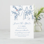 Carte du Maryland d'Annapolis Photo bleu marine (Debout devant)