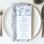 Carte du Maryland de Kent Island Mariage élégant<br><div class="desc">Cet élégant menu de carte de Kent Island est parfait pour votre mariage de destination de Kent Island à Grasonville ou Stevensville, Maryland. Ce menu de mariage de destination de Kent Island est parfait pour les réceptions de mariage et les dîners de répétition. Il y a un coeur que vous...</div>