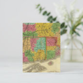 Carte du Massachusetts et du Connecticut (Debout devant)