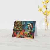Carte du matin de Creepmas (Fleur jaune)