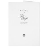 Carte du matin de Noël (Dos)