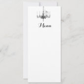 Carte du menu de la boule d'Halloween (Dos)