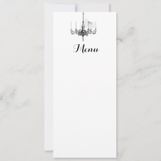 Carte du menu de la boule d'Halloween (Dos)