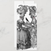 Carte du menu de la boule d'Halloween (Devant / Derrière)