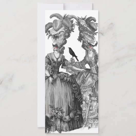 Carte du menu de la boule d'Halloween (Devant)