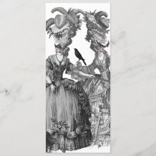 Carte du menu de la boule d'Halloween