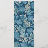 Carte du menu de peinture à l'aquarelle (Dos)