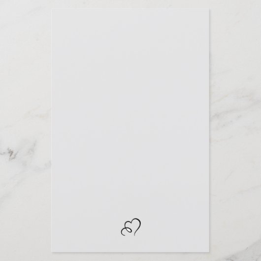 Carte du menu du dîner aquarelle (Dos)