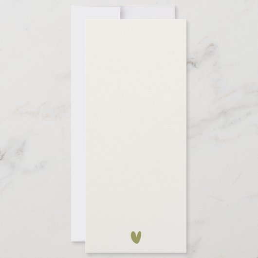 Carte du menu Mariage Coastal Bali Beach Palm Tree (Dos)