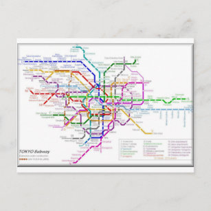 Carte du métro de Tokyo