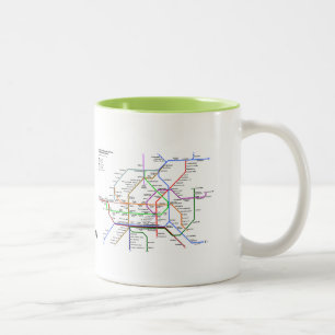 Carte du métro de Vienne Mug