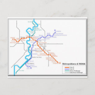 Carte du métro Roma