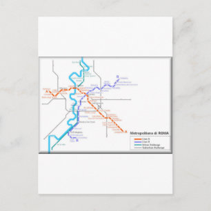 Carte du métro Roma