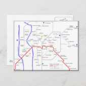 Carte du métro Sevilla (Devant / Derrière)