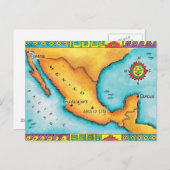 Carte du Mexique (Devant / Derrière)