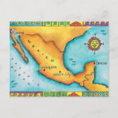 Carte du Mexique (Devant)