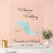 Carte du Mexique | Cabo | Accueil de mariage de de (Mariage)