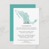 Carte du Mexique | Cabo | Détails (Devant / Derrière)