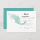 Carte du Mexique | Cabo | Détails (Devant / Derrière)