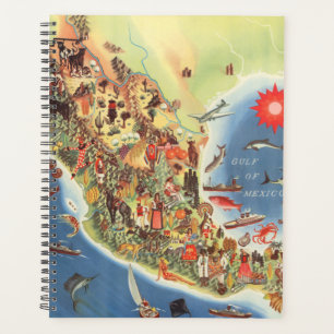 Carte du Mexique par Miguel Gomez Medina