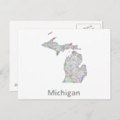 Carte du Michigan (Devant / Derrière)