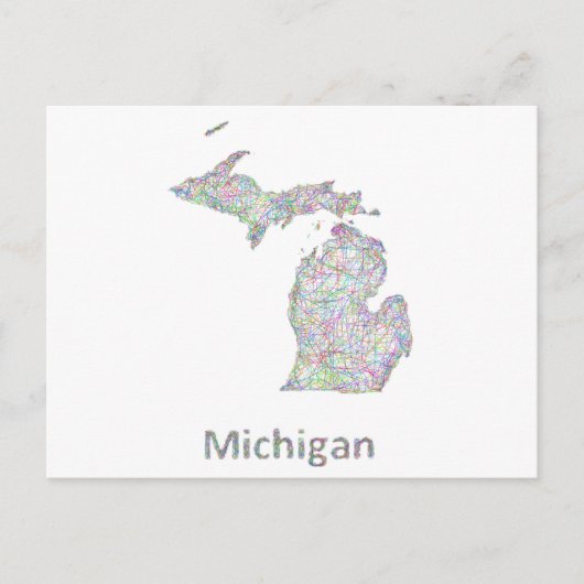 Carte du Michigan (Devant)