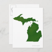 Carte du Michigan (Devant / Derrière)