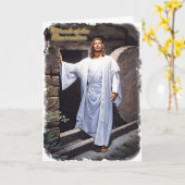 Carte du miracle de la résurrection (Fleur jaune)