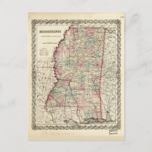 Carte du Mississippi (1855)