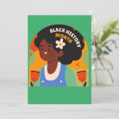Carte du Mois de l'Histoire des Noirs - Intérieur  (Debout devant)