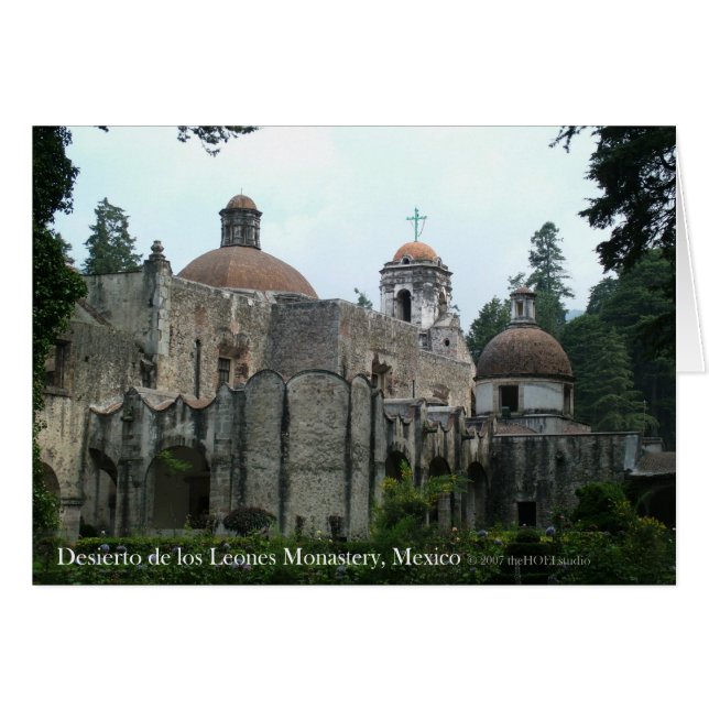 Carte du monastère Desierto de los Leones (Devant horizontal)