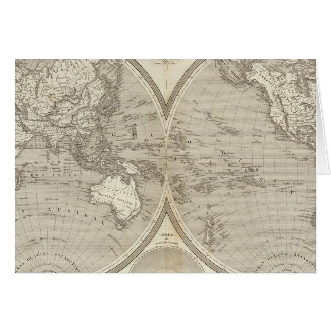 Carte du monde (Devant horizontal)