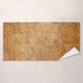 carte du monde (Serviette de bain)